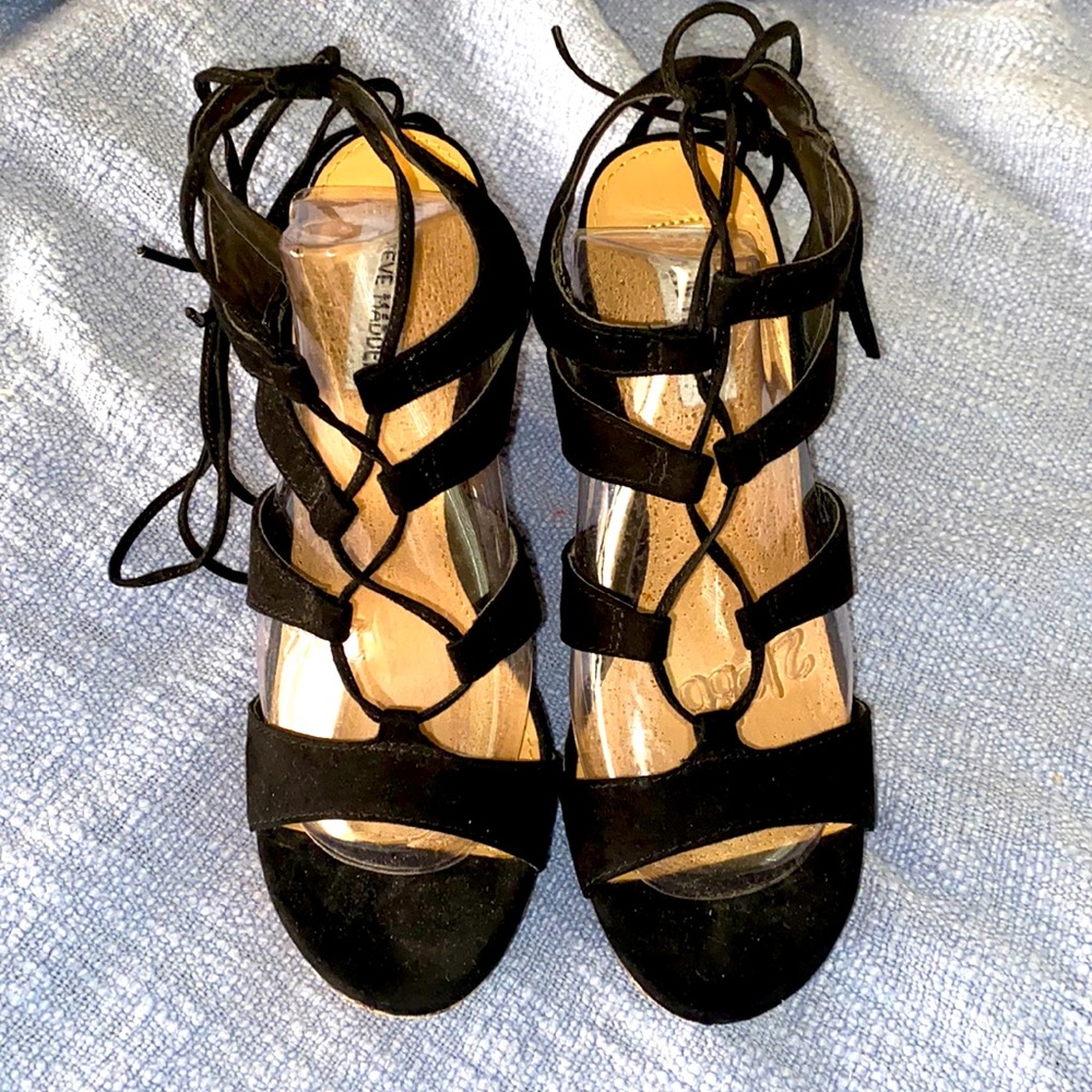 Steve Madden Women’s  Lace Up espadrilles Sz 7 1/2